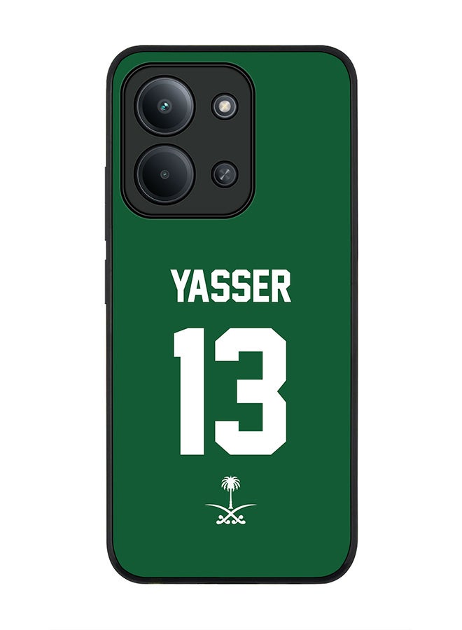 For Xiaomi Poco C85 4G Case,Slim fit Camera Protection, Shockproof Thin Phone cover  - Football - Saudi Arabia - Yasser